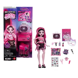 Fashion doll MATTEL Monster High Self-Scare Secrets Draculaura with 13 accessories, plastic & fabric, for ages 4+