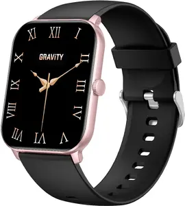Смарт‑часы Gravity GT36-3 — чёрные, модель GT36-3, умные часы с фитнес‑трекером и уведомлениями