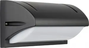 Outdoor wall light Suma Nelly TO2008BL — black, IP54 rated, wall-mounted garden sconce