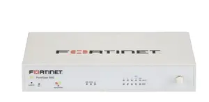 Hardware firewall Fortinet FortiGate 50G desktop — 5 Gbit/s throughput, 5x GE RJ45, wired & wireless, external antenna