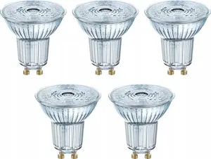 LED reflektorlampa Osram GU10 PAR16 2,6W (35W ekv.) 4000K 230lm 36° komplekts, 5 gab.