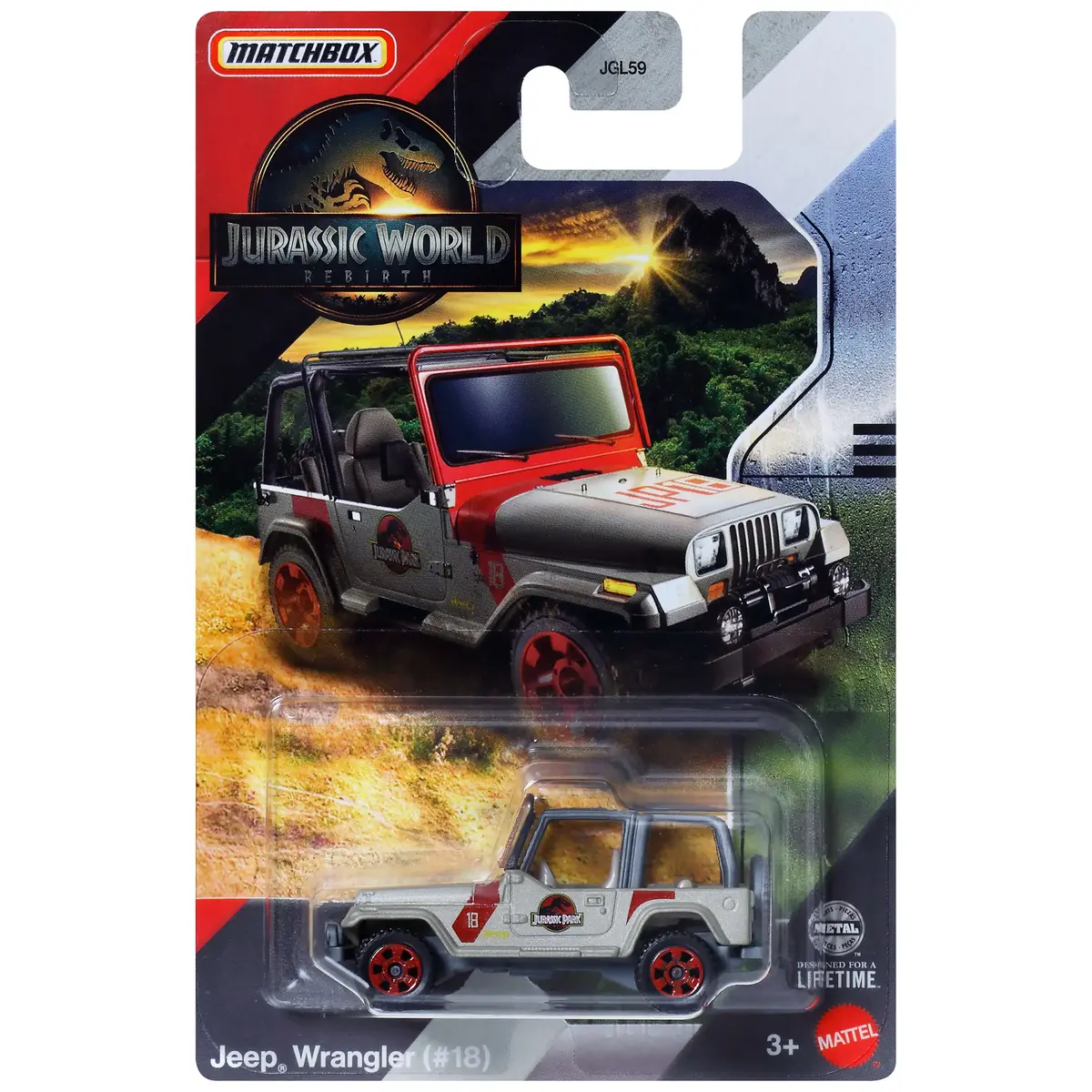 MATTEL Matchbox Jurassic World Jeep Wrangler toy Photo 5