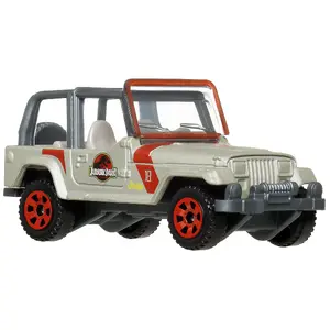 MATTEL Matchbox Jurassic World Jeep Wrangler Разноцветная игрушечная машина из металла и пластика для детей от 3 до 99 лет