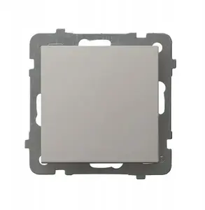 Single-pole switch Ospel ŁP-1G/m/82 kaszmirowy — single-pole electrical wall switch