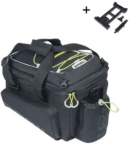 Сумка на багажник Basil Miles Tarpaulin TrunkBag XL Pro MIK 9–36L, MIK System, 100% водонепроницаемая, Black Lime