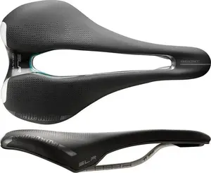 Sēde Selle Italia SLR Boost Gravel Superflow S — titāna sliedes Ti 316, Fibra-Tek pārklājums, melna