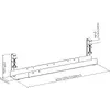 InLine Universāls kabeļu stienis 3 līmeņi 80/100/120 cm Photo 7