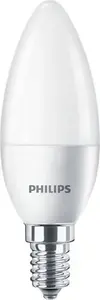 Светодиодная свеча Philips CorePro E14 7W 4000K 806 лм B38 матовая (замена 7–60W)