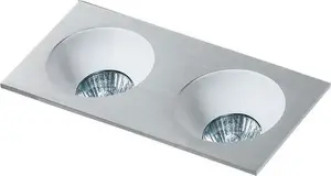 Recessed rectangular aluminum luminaire Azzardo HUGO 2 AZ1737