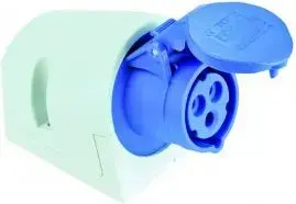 Fixed Socket PCESP 3P 16A 230V Blue IP44 model 113-6