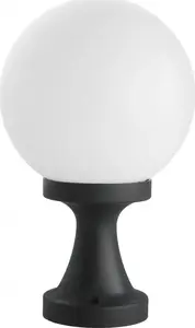 Garden post light Suma CLASSIC II K 4011/1/KF 200 — black, IP43
