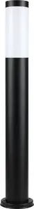 Outdoor Garden Bollard Suma SU-MA ST 022-650 BL, black, IP44 weatherproof, stainless look