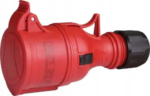 Pārvietojama 16A 4P 400V sarkana TWIST kontaktligzda Elektromet GPP B tips IP44 921881