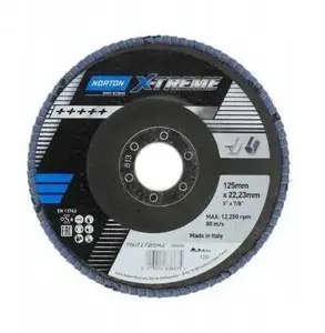 Flap Disc Norton Clipper X-Treme R860 125 mm P60 22 mm bore FLD FDTF
