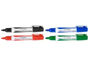 Nožēsojamais marķieris Q-Connect KF26110, zils, gals 2–3 mm