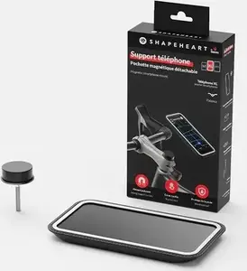 Velo tālruņa turētājs Shapeheart STEM 2XL – stiprinājums stūres kapsulai, modelis SHP-BIKE-STEM-2XL