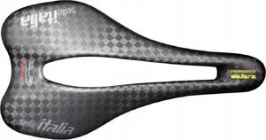 Седло Selle Italia SLR Boost Tekno Superflow S — карбоновая рейка, +10 мм, 95 г