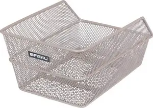 Aizmugures bagāžas grozs Basil CENTO S, tērauds, Nude Metallic