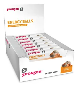 Energy balls snack Sponser Energy Balls Protein 45 g, Caramel flavour, box of 18