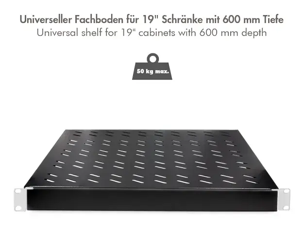 Rack shelf LOGILINK SF0600B Photo 4