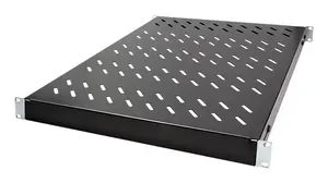 Rack shelf LOGILINK SF0800B — steel 1U adjustable rack shelf, black