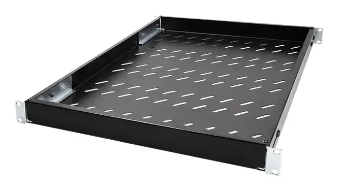 LOGILINK SF0800B rack shelf — steel 1U Photo 2