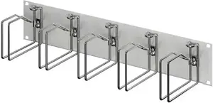 Rittal 19" Patch Panel 2U with high-strength metal brackets 120 x 60 mm, light gray (7996.626)