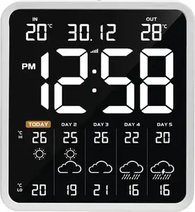 Weather station TechnoLine WD 3035 with indoor/outdoor thermometer, barometer and UV sensor, battery-powered