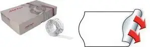 METO Price Label Stickers 26 x 12 mm, white, for METO Classic S, 1-line, MPN 9133325