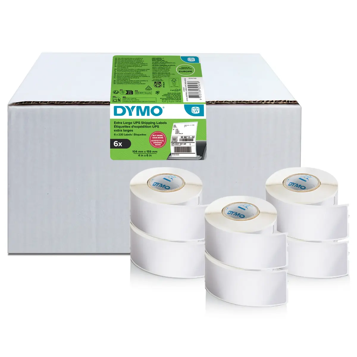 Dymo LabelWriter сверхбольшие этикетки 104×159 мм Photo 2