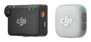 Bezvadu mikrofonu sistēma DJI CP.RN.00000530.01 ar kameras stiprinājuma uztvērēju, 2,4 GHz, visvirzienu mikrofons, 400 m darbības attālums, Li‑Ion akumulators
