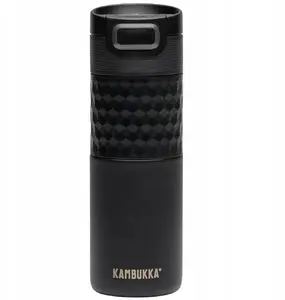 Термокружка Kambukka Etna Grip 500 мл — velvet black, крышка без проливания, двойные стенки
