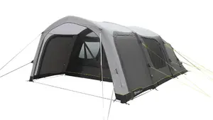 Туннельная палатка Outwell Iowa 6 Air — на 6 человек, жёсткий каркас, серый