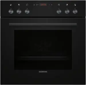 Комплект техники Siemens EQ110KAVB — керамическая варочная панель 4 зоны и электрический духовой шкаф 66 л, стеклокерамика, чёрный