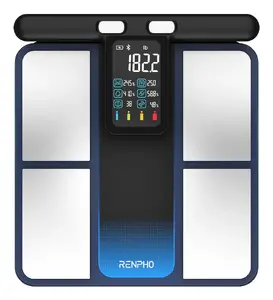 Electronic Personal Scale RENPHO MorphoScan Rectangle Black – 180 kg capacity, 50 g accuracy, built-in lithium battery