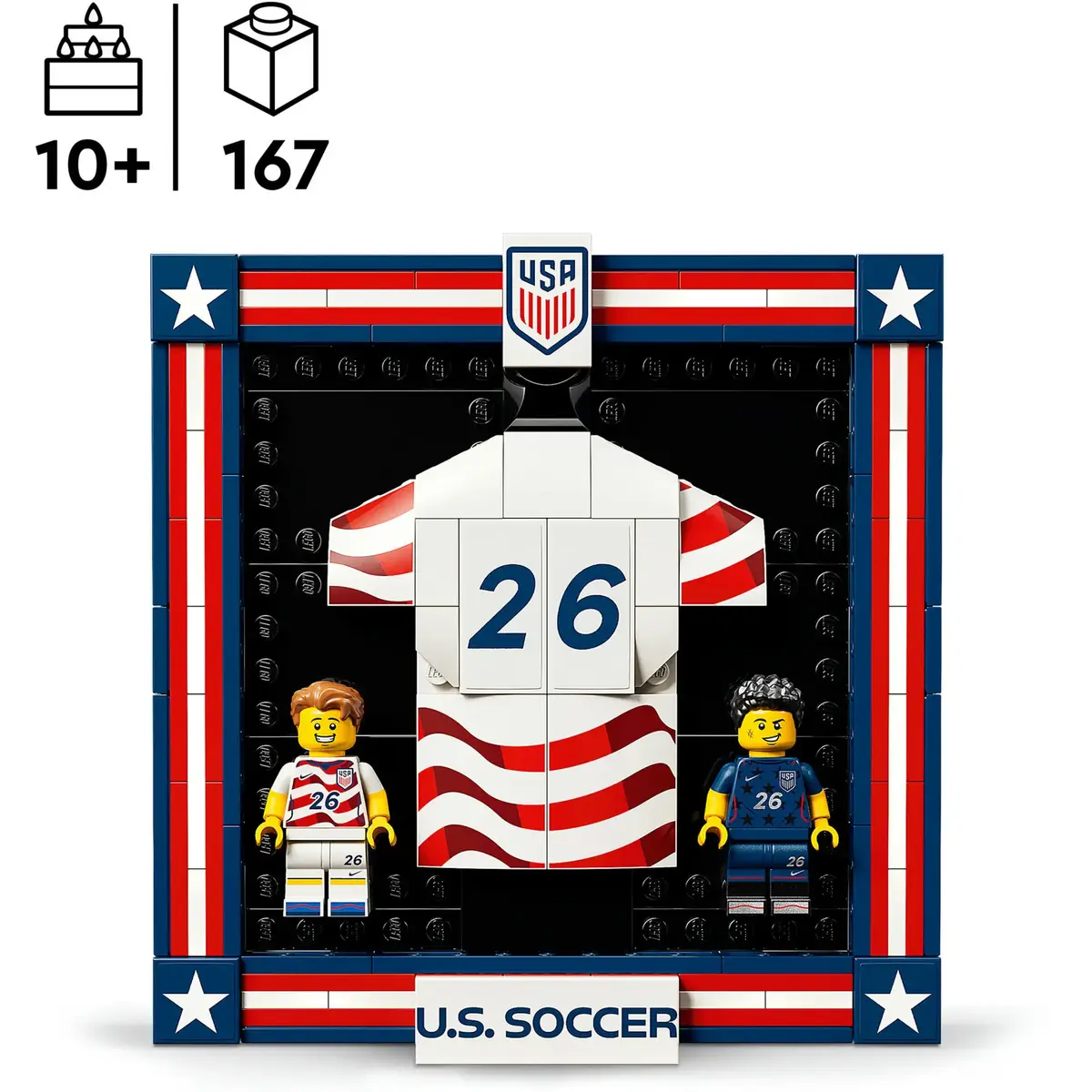 LEGO 43033 Editions 2026 US Soccer Team Jersey Photo 2