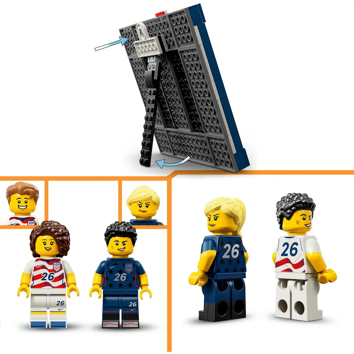 LEGO 43033 Editions 2026 US Soccer Team Jersey Photo 4