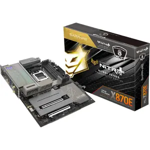Motherboard Sapphire NITRO+ X870EA WIFI7 Phantom Link (black/silver) — AM5, X870 chipset, Wi‑Fi 7