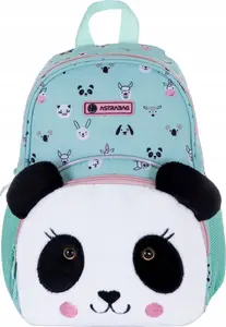 Bērnu mugursoma Astra Teddy Panda AK300 — skolas mugursoma ar polsterētām siksnām