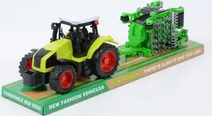 Toy Tractor with Agricultural Implements TEKA model 548397
