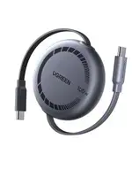 UGREEN retractable USB-C cable model 65905, 1 m, silver