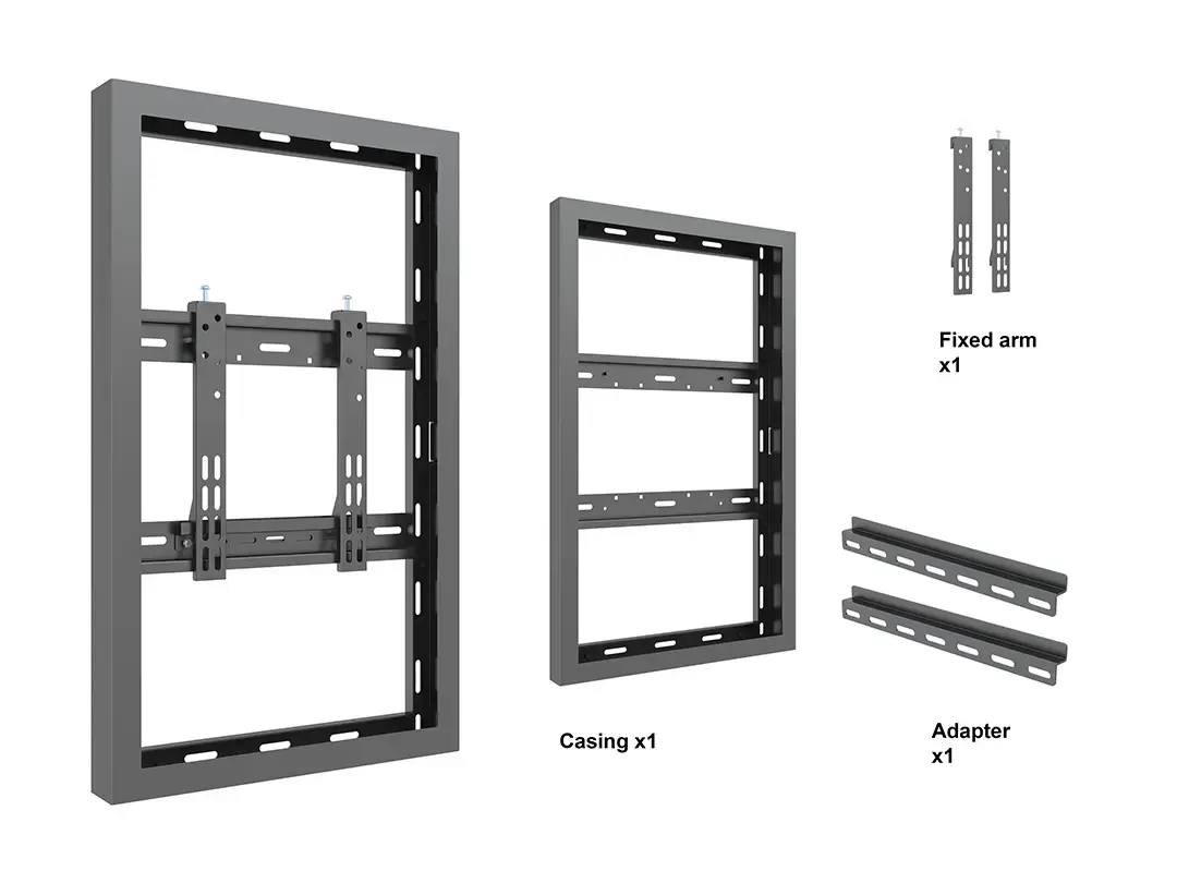 MULTIBRACKETS M Pro Series Wall Enclosure for 32" Photo 7