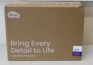 BenQ X500i spēļu projektors — 4K UHD (3840×2160), 2200 ANSI lūmeni, 16:9, Wi‑Fi (balts/melns)
