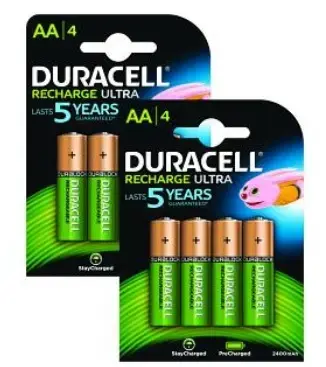 Duracell BUN0052A Перезаряжаемые AA NiMH 8 шт. Photo 2