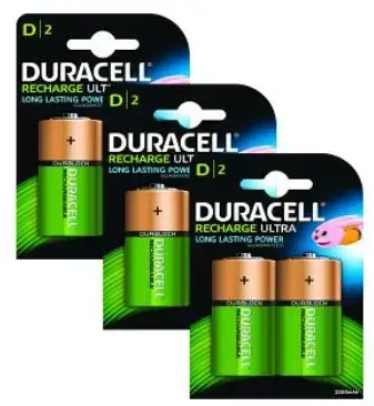 Duracell BUN0058A uzlādējamas D NiMH 6 gab. Photo 2