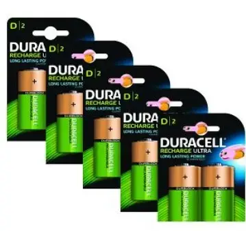 Duracell BUN0059A Uzlādējama D NiMH 10 gab. Photo 2