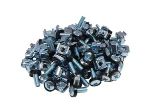 Rack accessory screw kit Alcasa GC-N0049 — silver, 50 pcs