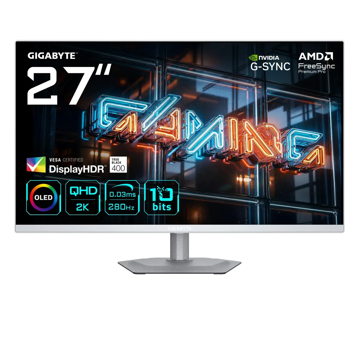 GIGABYTE MO27Q2A ICE 27" QD-OLED spēļu monitors Photo 23