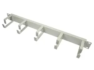 Cable management panel Alcasa GC-N0037, grey, rack accessory, 1 pc