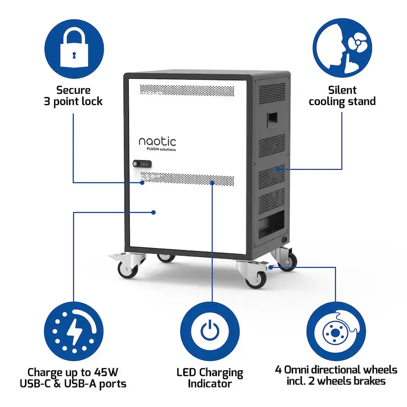 Naotic 903003 charging cart for 20 devices Photo 7